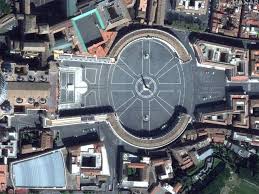 To reach the interactive tour of the necropolis, proceed beyond the introduction. What The Corona World Looks Like From The Sky St Peter S Square Vatican City The Economic Times