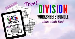 Addition, geometry, ratios, subtraction, division, multiplication. Free Printable Division Worksheets For Math Fun