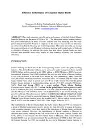1 subject to hsbc local policy and regulatory requirement. Efficiency Performance Of Malaysian Islamic Banks Munich Personal Repec Archive