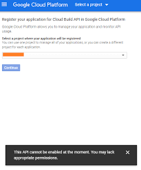 Go to the cloud console oauth consent screen page. Getting Error While Enabling The Google Cloud Build Api For My Projects Stack Overflow