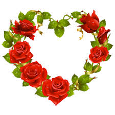 Roses And Cupid Google Search Flower Heart Flower Frame Heart Clip Art