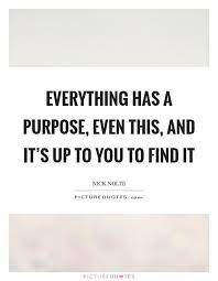 Everything Has A Purpose Even This And It S Up To You To Find Picture Quotes