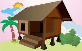 Gambar rumah adat jawa animasi rumah adat indonesia. Rumah Adat Jawa Barat Nama Gambar Komponen Lengkap Pelajarindo Com
