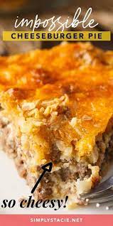 Impossible Cheeseburger Pie Video Recipe Video Beef Recipes Cheeseburger Pie Special Recipes
