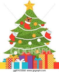 Eps Vector Christmas Tree Presents Stock Clipart Illustration Gg87472658 Gograph Stay tooned for more free drawing lessons by: