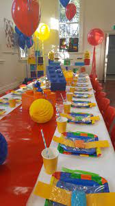 Volume price breaks, packages for your rental co. Lego Party Table Setting Www Cherrybevents Co Nz Party Table Settings Party Table Lego Party