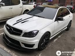 Mercedes benz w204 c63 2012+ big fins carbon fiber rear diffuser. Mercedes Benz C 63 Amg W204 2012 8 April 2020 Autogespot