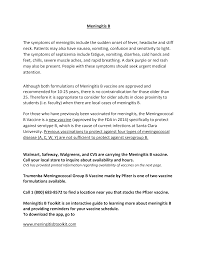 In addition to the meningitis b vaccines, walgreens also offers the quadrivalent meningococcal vaccines that protect . Https Www Evc Edu Studentaffairs Documents Meningitis 20b 20vaccine 20locations Pdf