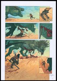 Un article de mattie boy. Planche Originale N 14 Les Clous Rouges Conan Le Cimmerien Didier Cassegrain