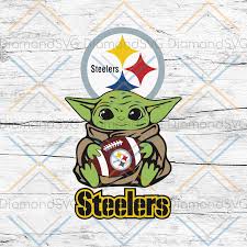 Download Baby Yoda Star Wars Pittsburgh Steelers Svg Nfl Svg Football Svg Cricut File Svg Diamond Svg