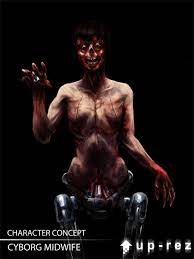 Character Concept Cyborg Midwife Image System Shock 2 Uprez Mod For System Shock 2 Mod Db