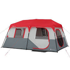 Ozark Trail 8 Person Camping Instant Cabin Tent With Led Lighted Poles And Bluetooth Speaker Walmart Com Cabin Tent Tent Ozark Trail Tent
