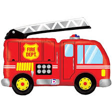 40 Firetruck Balloon Firefighter Birthday Decorations Etsy In 2020 Firefighter Birthday Fireman Party Fireman