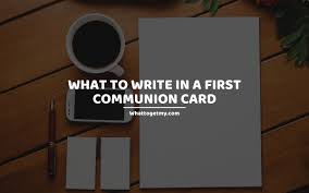 Place the sheet again in the printer that it is printed from the back. What To Write In A First Communion Card What To Get My