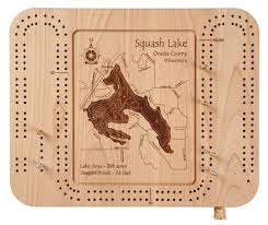 Buy Lake Chelan In Chelan Wa Cribbage Board 9 X 12 In