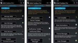 Rom toolbox divide las aplicaciones que posee en tres grupos principales, tools (herramientas), perfomance (rendimiento) e interface . Rom Toolbox Pro Apk V6 5 1 0 Full Patched Mega