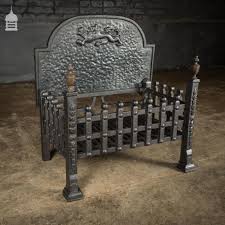 Studies of the consumption of chlorine and iron release indicated that the formation of dense oxide layers and biofilm inhibited iron corrosion, causing stable lower chlorine decay. Reclaimed Cast Iron Fire Basket With Brass Finials Fire Baskets Grates Fireplaces All Stock