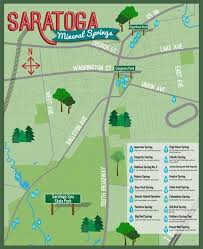 Saratoga Springs Map Check Out A Map Of The Springs Saratoga Springs New York Saratoga Springs Ny Saratoga Springs