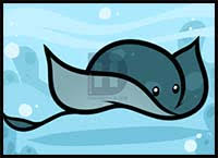 It is great as a laundry bag, shoe pouch, etc…. How To Draw Cartoon Sea Rays Realistic Sea Rays Drawing Tutorials Drawing How To Draw Sea Rays Drawing Lessons Step By Step Techniques For Cartoons Illustrations