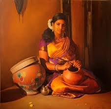 Realistic Oil Paintings By Indian Artist S Ilayaraja