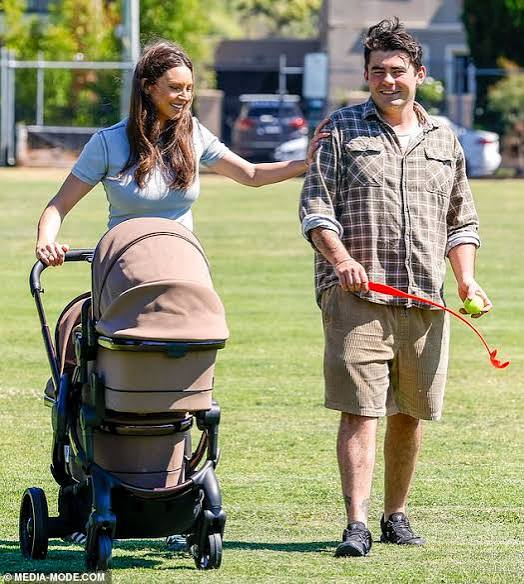 Baby bliss! MasterChef favourite Sarah Todd looks radiant as she enjoys a stroll with partner Declan Cleary and their newborn twin daughters | Daily Mail Online