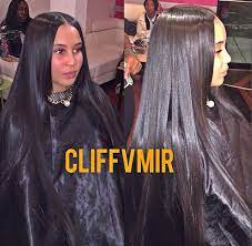 Sleek Flat Middle Part Real Hair Wigs Long Hair Styles Sew In Hairstyles