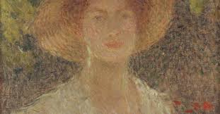 The Straw Hat by Ernest Laurent