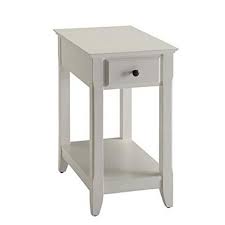 Benjara 23 In Smart Looking White Side Table Bm157268 The Home Depot In 2020 End Tables With Storage White Side Tables End Tables