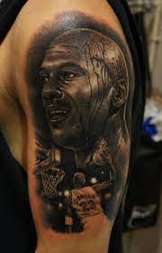 Riesenauswahl an werkzeug und baumaterial. Schulter Portrat Realistische Michael Jordan Tattoo Von Fredy Tattoo