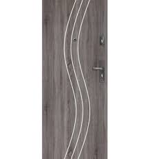 Porte d entrée 75 cm. Porte D Entree Fadia 80 Cm H1 Cpl Chene Gris Fabrication Europeenne