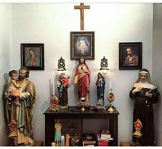 Home Altar Home Altar Catholic Prayer Corner Home Altar