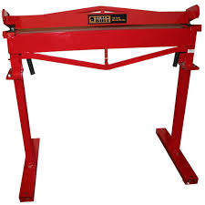 Black Bull 36 In Metal Brake With Stand Bk36 The Home Depot Black Bull Fence Builders Home Workshop