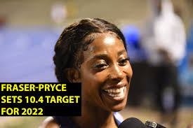 Shelly-Ann Fraser-Pryce sets 10.4 target
