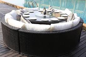 Ecksofa tischsofa küchensofa quot tavola quot 3 sitzer küchensofa tischsofa ostfriesensofa, tischsofa küchensofa sit. Amazon De Yakoe 50142 Monaco 10 Sitzer Rund Rattan Gartenmobel Esstisch Sofa Set Schwarz Outdoor Furniture Furniture Decor