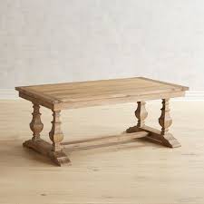 Crafted from solid and manufactured wood, with an antique white finish on the base, and brown/gray finish on the top. Bradding Natural Stonewash Coffee Table Dining Table Diy Coffee Table Garden Coffee Table