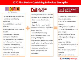 It originated as the bank of calcutta in june 1806. Idfc First Bank Stock Analysis Yadnya Investment Academy