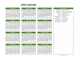 Calendars use you a handy and gorgeous method to record your whole year on paper, day by day.it is important to have actually a printed calendar so that you understand what days are important. Printable 2021 Calendar With Federal Holidays Wikidates Org