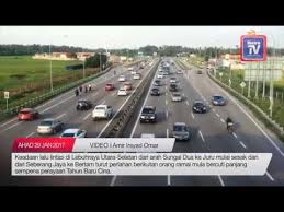 Keadaan Lalu Lintas Di Lebuhraya Utara Selatan Youtube