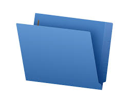 File folders with a light interior are easy to label with an ordinary pen, easier to read, and prevent accidental misfiles between folders in the file cabinet. Pendaflex Color End Tab Fastener Folders Letter Size Blue Straight Cut 50 Bx