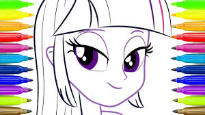 رسم وتلوين كرتون ماي ليتل بوني للاطفال كرتون اطفال art character youtube