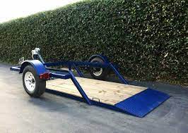 Airtow Introduces Rs8 20 A 2 000 Lb Capacity Drop Deck Trailer Motorcycle Trailer Tilt Trailer Utility Trailer