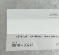 AMAT Applied Materials 0010-00742 Thru The Wall Keyboard ...