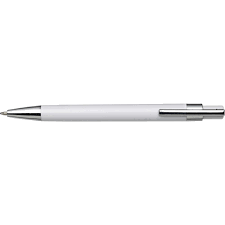 Printed ABS ballpen Jarod, white (Plastic pen)