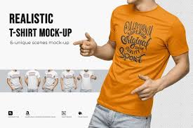 Realistic T Shirt Mock Up
