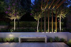 Lighting Wall Wood Feature Outdoor Garden Lighting Garden Lighting Exterior Lighting