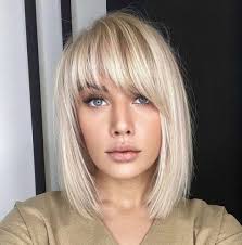 Asymmetrical fringe takes this gorgeous blonde bob ⁣by @bagriyaleksandr to  the next level❗️Magic created with Paul Mitchell Professional Syncrolift  Ultra-Quick Blue Powder Lightener 9, Paul Mitchell The Demi