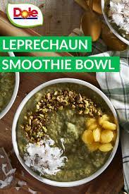 Leprechaun Smoothie Bowl Recipe Irish Dinner Recipes Vegan Smoothie Bowl Healthy Recipes