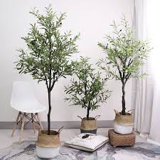 The addition of a fake version to your living room, dining area, or workspace will brighten up your days. Olive Tree Model Northern European Style Home Living Room Floor Fake Tree Indoor Decoration Fake Green Vegetation Large Potted P Buy At The Price Of 71 23 In Aliexpress Com Imall Com