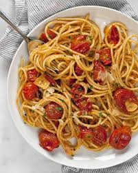 20-Minute Burst Cherry Tomato Pasta - Last Ingredient