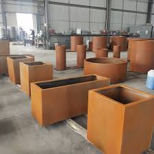 Enjoy free shipping on most stuff, even big stuff. Outdoor Garden Aluminum Planter Box Tall Steel Metal Planters Garden Corten Steel Flower Planter Pots China Garden Metal Planter And Corten Steel Planter Pot Box Price Made In China Com